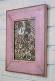 HN006 PINK // Single Bordered Picture Frame (8x10)