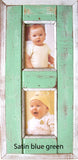SN 330 White // Shabby Double Frame 4" x 6"