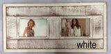 SN 330 White // Shabby Double Frame 4" x 6"