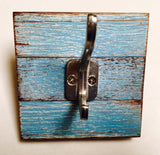 1 Hook Yellow/Blue // Shabby Single Coat and Hat hook