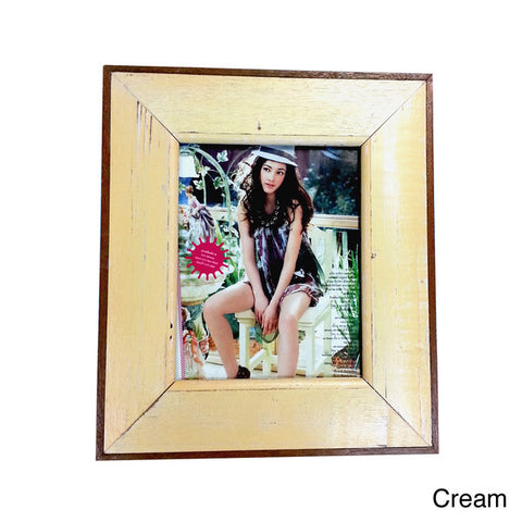 HN006 Cream // Single Bordered Picture Frame (8x10)
