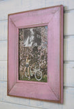 HN006 PINK // Single Bordered Picture Frame (8x10)