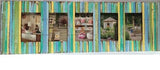 SN 222 // Sky Blue Beach Style 5 Picture Frame (4x6)