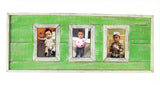 SN 299 Mint Green // Triple picture frame  4"x6"