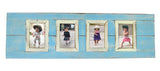 SN 301-4 Yellow  // Four picture frame 4x6 pics