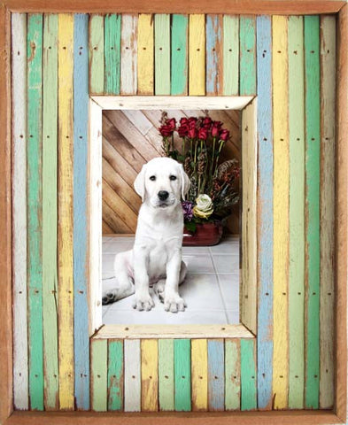 SN059 // Stripes Multi Color Frame (4x6)