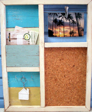 SN172 Corkboard // Recycled Wood Multi-Functional Board