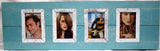 SN 301-4 Yellow  // Four picture frame 4x6 pics